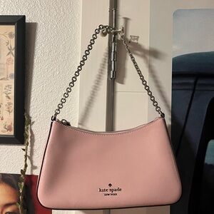 Kate Spade Blush Pink Shoulder Bag With Matching Wallet
